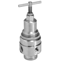 Wilkerson SR2 Series Regulator, STAINLESS STEEL, Port Size 1/2; Flows to 80 SCFM